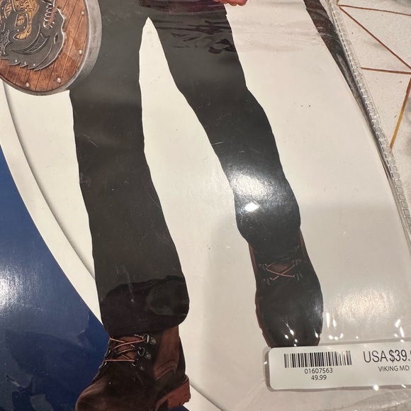 Spirit Medieval Warrior Kids Costume - Black and Brown - Picture 3 of 3